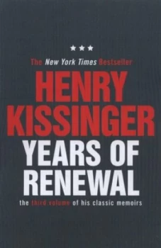 Image of Years of Renewal by Henry Kissinger Book