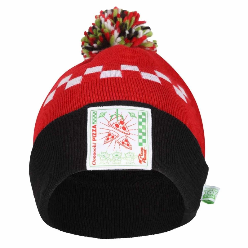 Image of Toy Story Mens Pizza Planet Beanie in Red Red Male One Size