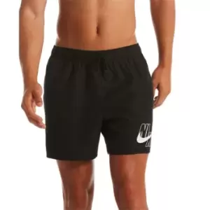 Image of Nike Logo Shorts Mens - Black