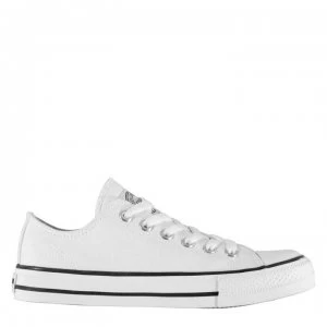 Image of SoulCal Canvas Low Mens Trainers - White