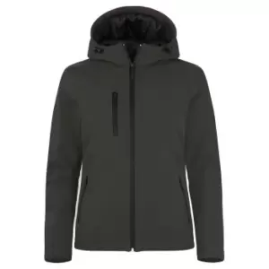 Image of Clique Womens/Ladies Padded Soft Shell Jacket (M) (Dark Grey)