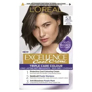 Image of Excellence Creme Cool 5.11 Ultra Ash Light Brown Hair Dye