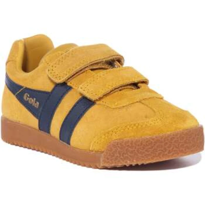 Image of Gola Harrier Velcro boys's Trainers in Yellow