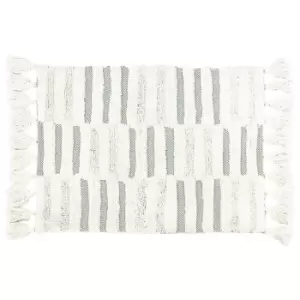 Image of Tassel Stitch Bath Mat Green