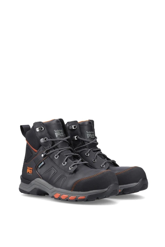 Image of Timberland Pro Mens Hypercharge Composite Safety Toe Work Boot in Black Size: 7 Black Male 7