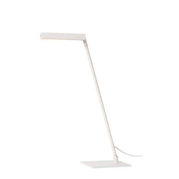 Image of Lucide Lucide Lavale LED Touch Table Lamp - White