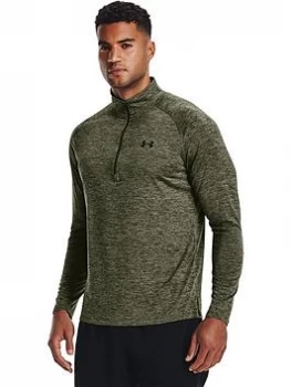 Image of Urban Armor Gear Training Tech 2.0 Half Zip - Green/Black, Size S, Men