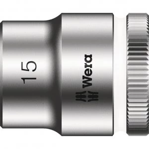 Image of Wera 8790 HMB Zyklop 3/8" Drive Hexagon Socket Metric 3/8" 15mm