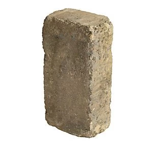 Image of Marshalls Drivesett Textured Kerb Stone Harvest 120 x 240 x 80mm Pack of 192