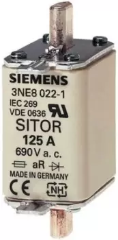 Image of Siemens 35A 00 HLS Centred Tag Fuse, gR, 690V ac