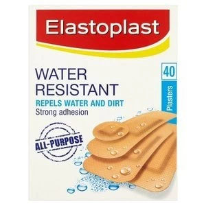 Image of Elastoplast Fabric Water Resistant Plasters x40