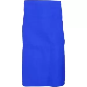 Image of Dennys Adults Unisex Catering Waist Apron With Pocket (One Size) (Sapphire) - Sapphire