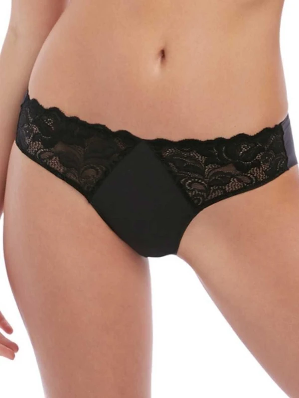 Image of Wacoal Womens Eglantine Brief in Black Size: 10 Black Female 10
