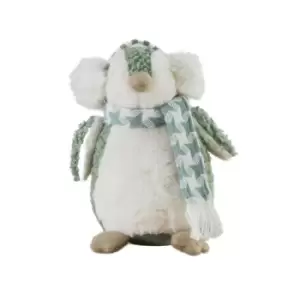 Image of Crossland Grove Penguin Scarf Sage/White 165x125x225mm