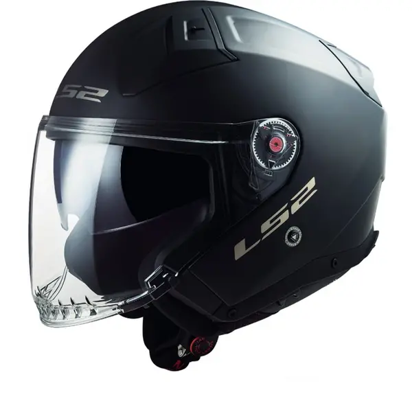 Image of LS2 OF603 Infinity II Solid Matt Black 06 Jet Helmet Size L