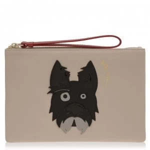 Image of Radley Dachshund Pouch Womens - OYSTER