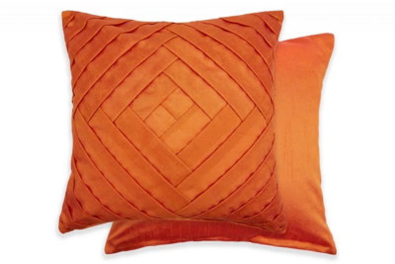 Image of Gio Cushion Cover In Burnt Orange
