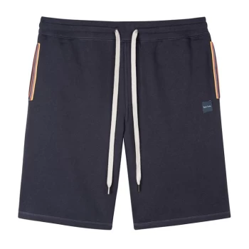 Image of Paul Smith Underwear Contrasting Fleece Shorts - Blue