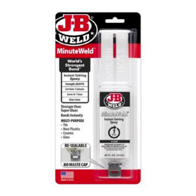 Image of JBL J-B Weld MinuteWeld Epoxy Syringe 25ml White