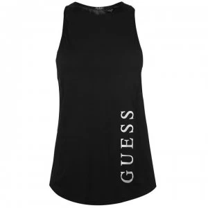 Image of Guess Guess Active Logo Vest - Black A996