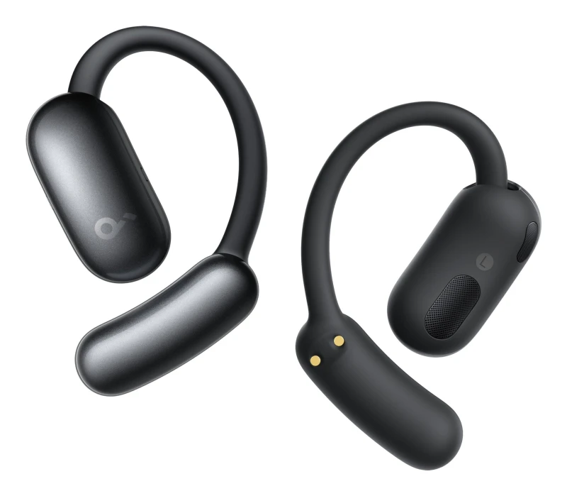Image of Anker Soundcore Aerofit 2 Headphones Wireless Ear-hook, Open-ear Calls/Music/Sport/Everyday USB Type-C Bluetooth Black A3874G12