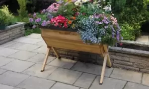 Image of Garden Grow Raised Wooden Planter: Large