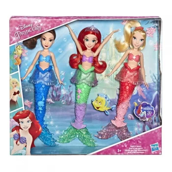 Image of Disney Princess Ariel Sister Dolls - Multi