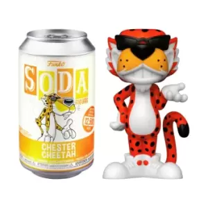Image of Cheetos Chester Vinyl Soda in a Collector Can