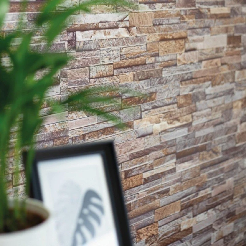 Image of D C Fix 3D Splashback Wallpaper Stone Sand Sand unisex 67.5CMX4M