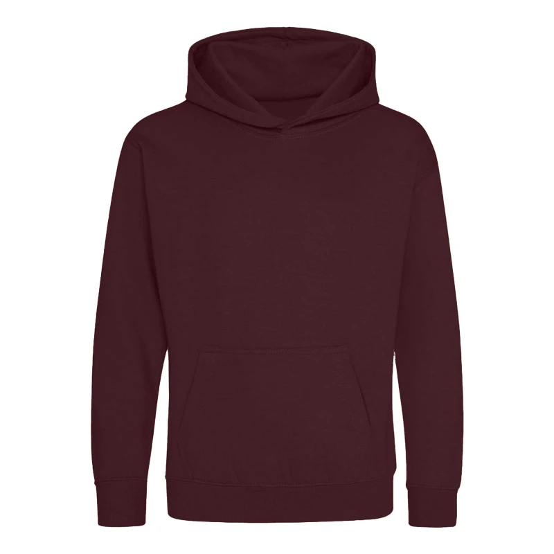 Image of AWDis Hoodie 1-2 Years in Burgundy Size: 12-13 Years Burgundy Unisex 12-13 Years