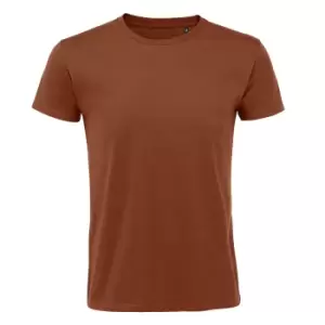 Image of SOLS Mens Regent Slim Fit Short Sleeve T-Shirt (M) (Terracotta)