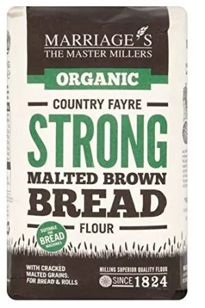 Image of W & H MARRIAGE & SON - Organic Country Fayre Strong Malted Brown Bread Flour