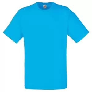 Image of Fruit Of The Loom Mens Valueweight Short Sleeve T-Shirt (L) (Azure Blue)