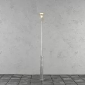 Image of Mode Outdoor Classic Lamp Post Light Galvanised Clear Plastic Rough Proof, IP54