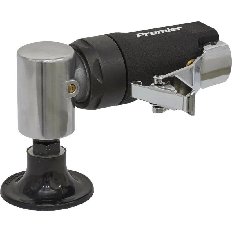 Image of Loops 50mm AIR Mini Detail Sander - 1/4" BSP - Variable Speed Hook & Loop Backing Pad Multi