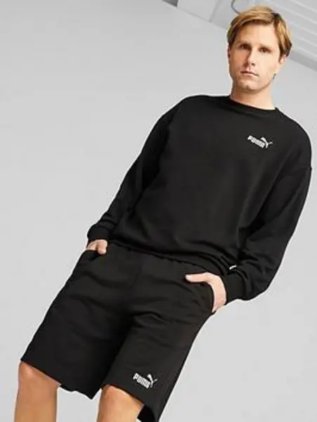 Image of Puma Mens Relaxed Sweat Suit - Black Size S, Men Black VDQR5 Male S