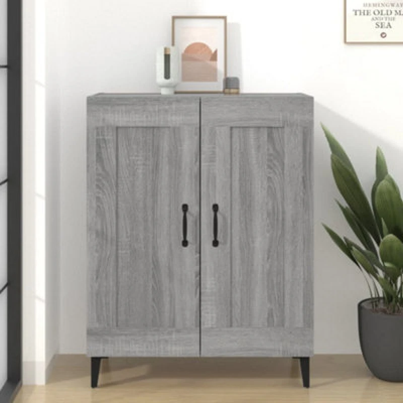 Image of VIDAXL Sideboard Grey Sonoma 69.5x34x90cm Engineered Wood Vidaxl 8720287084921