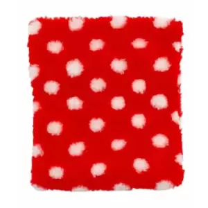 Image of Pet Hottie Microwaveable Heat Pad (One Size) (Red Fleece) - Red Fleece