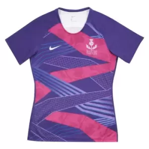 Image of Nike Scottish Thistles Netball Home Jersey - Purple