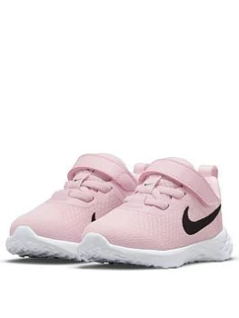 Image of Nike Revolution 6 Infant Trainer - Pink/Black, Size 7.5