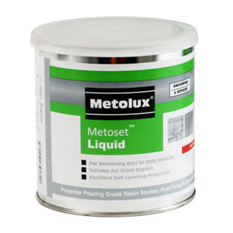 Image of Timco Metolux 2 Part Metoset Liquid Mortar Grey - 5Kg