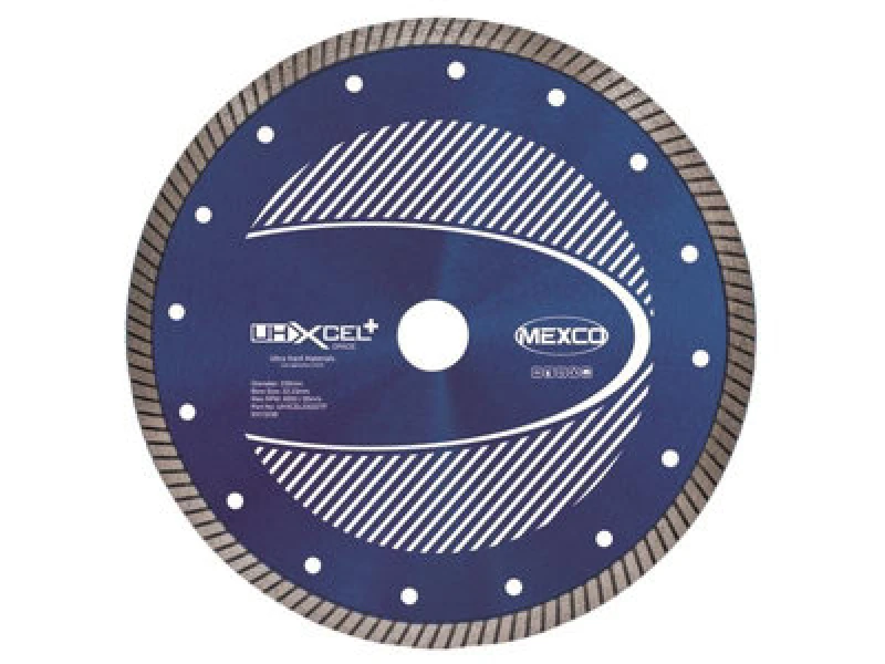 Image of Mexco Uhxcel23022Tf Uhxcel+ Ultra Hard Plus Diamond Blade 230 X 22mm Mexuhxl230T