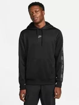 Image of Nike NSW Repeat Pullover Hoodie - Black Size M Men
