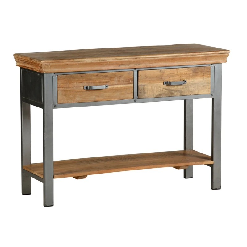 Image of Indian Hub 2 Drawer Console Table