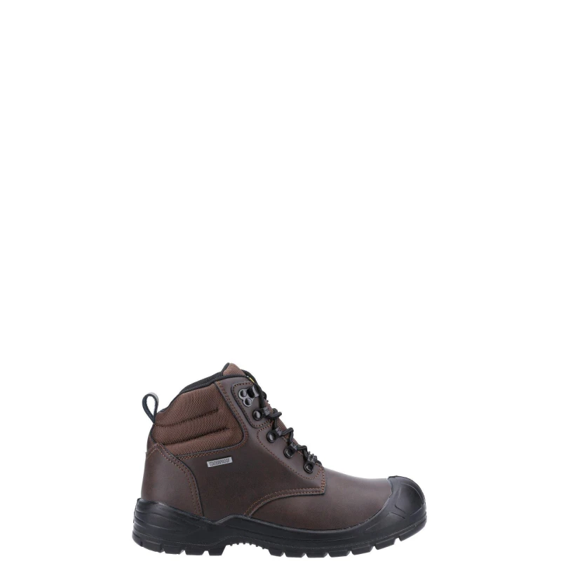 Image of Amblers Safety Mens 241 S3 WR SRC Lace Up Safety Boots UK Size 9 (EU 43) BROWN AMB331-BROWN-9