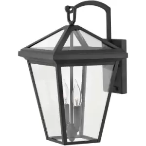 Image of Quintiesse Hinkley Alford Place Outdoor Wall Lantern Museum Black, IP44