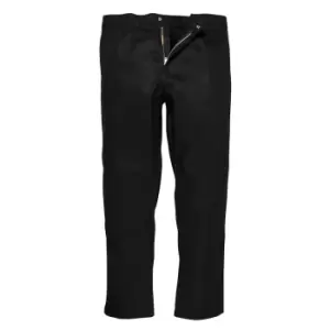 Image of Biz Weld Mens Flame Resistant Trousers Black Extra Large 32"