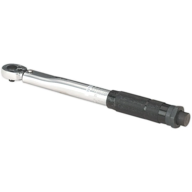 Image of Loops Calibrated Micrometer Style Torque Wrench - 1/4" Sq Drive - 5 to 25 Nm Range Multi