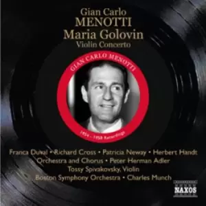 Image of Gian Carlo Menotti - Gian Carlo Menotti: Maria Golovin CD Album - Used
