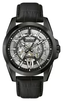 Image of Bulova 98A304 Mens Classic Automatic Skeleton Dial Watch